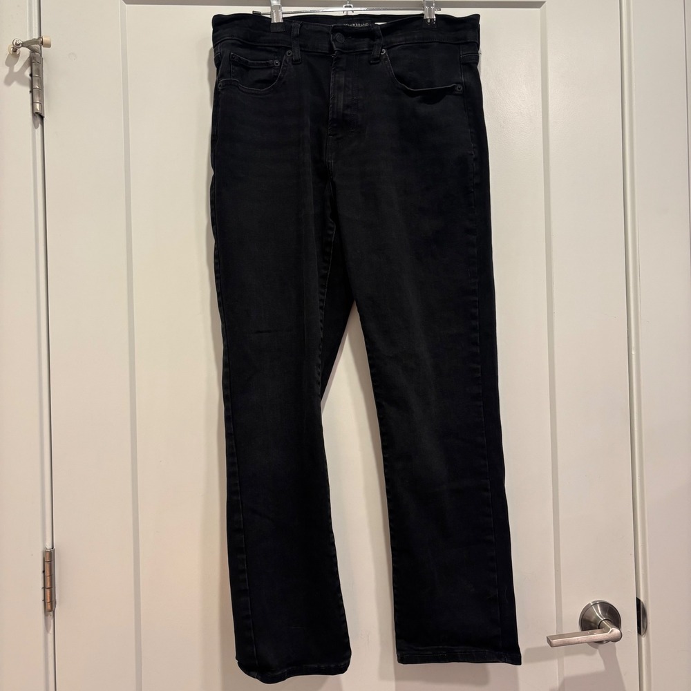 Lucky Brand 410 Athletic Straight Jeans Mens 32x30 Black Denim Pants
